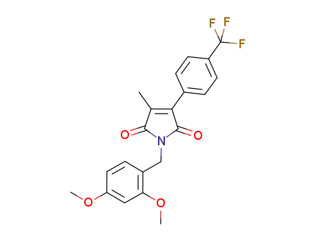 1-{[2,4-bis(methyloxy)phenyl]methyl}-3-methyl-4-[4-(trifluoromethyl)phenyl]-1H-pyrrole-2,5-dione