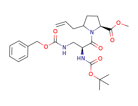 (2S)-Methyl 5-allyl-1-((S)-3-(((benzyloxy)carbonyl)amino)-2-((tert-butoxycarbonyl)amino)propanoyl)pyrrolidine-2-carboxylate