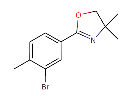 2-(3-bromo-4-methylphenyl)-4,4-dimethyl-4,5-dihydrooxazole