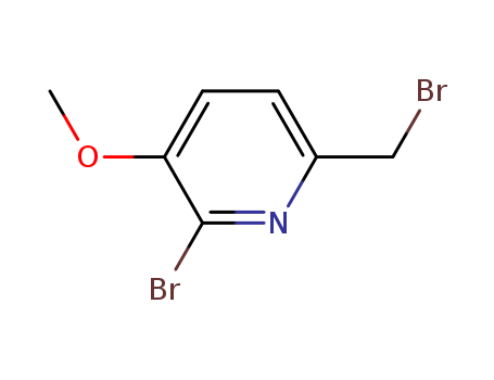 2-bromo-6-(bromomethyl)-3-pyridinyl methyl ether