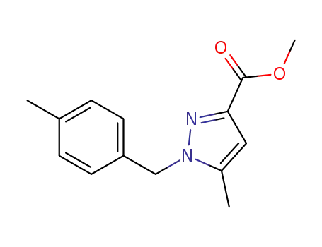 methyl 5-methyl-1-(4-methylbenzyl)-1H-pyrazole-3-carboxylate