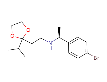 [(S)-1-(4-bromo-phenyl)-ethyl]-[2-(2-isopropyl-[1,3]dioxolan-2-yl)-ethyl]-amine
