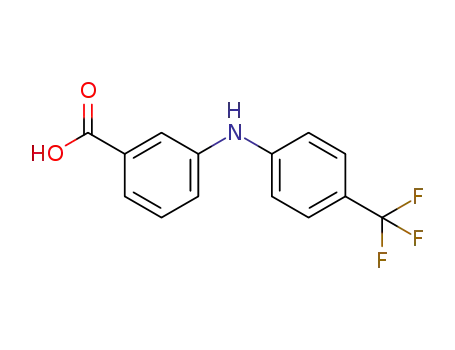 Molecular Structure of 1284180-11-5 (3-((4-(TrifluoroMethyl)phenyl)aMino)benzoic acid)