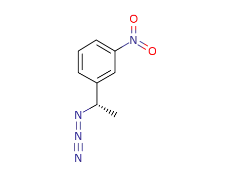 Molecular Structure of 317830-26-5 ((S)-1-(1-azidoethyl)-3-nitrobenzene)