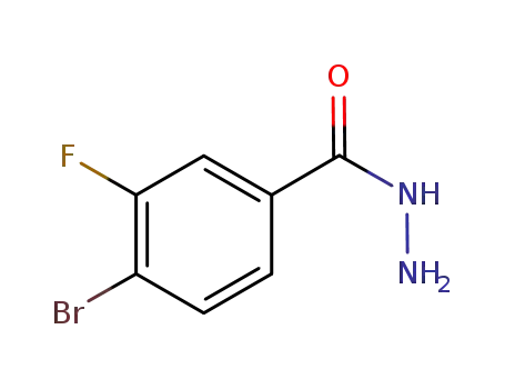 Molecular Structure of 1093064-27-7 (4-bromo-3-fluorobenzohydrazide)