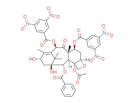 Molecular Structure of 1033517-17-7 (7,10-(di-3',5'-dinitrobenzoyl)-10-deacetylbaccatin III)