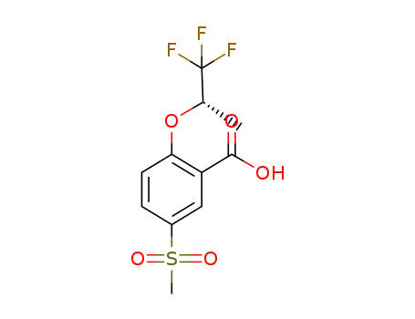 (S)-2-(1-메틸-2,2,2-트리플루오로에톡시)-5-메틸술포닐벤조산