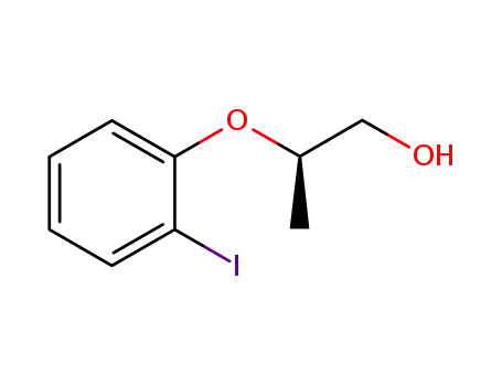 Molecular Structure of 811867-29-5 ((2R)-2-(2-Iodophenoxy)-1-propanol)