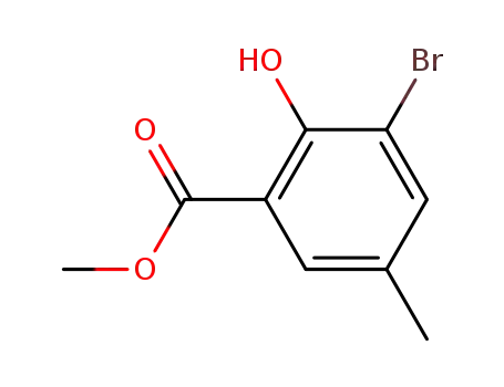 BENZOIC ACID,3-BROMO-2-HYDROXY-5-METHYL-,METHYL ESTER