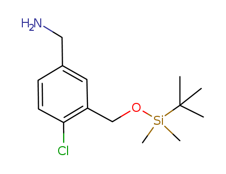 3-(tert-butyldiMethylsilanyloxyMethyl)-4-chlorobenzylaMine
