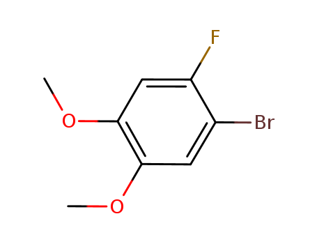 1-Bromo-2-fluoro-4,5-dimethoxybenzene cas no. 1095544-81-2 98%