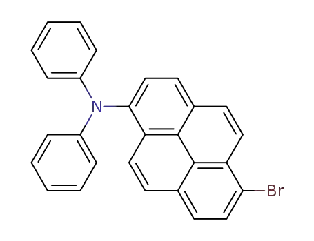Molecular Structure of 1313017-94-5 (6-bromo-N,N-diphenylpyrene-1-amine)