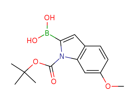 6-Methoxy-1H-indole-2-boronic acid, N-BOC protected 98%