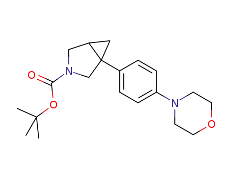 1-(4-morpholin-4-yl-phenyl)-3-aza-bicyclo[3.1.0]hexane-3-carboxylic acid tert-butyl ester