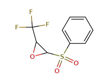 Molecular Structure of 533887-24-0 (2-(phenylsulfonyl)-3-(trifluoromethyl)oxirane)