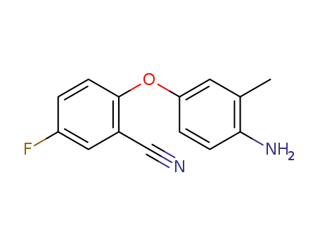Benzonitrile, 2-(4-amino-3-methylphenoxy)-5-fluoro-