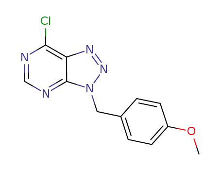 7-chloro-[3-(4-methoxybenzylamino)]-3H-[1,2,3]triazolo[4,5-d]pyrimidine