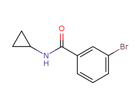 Molecular Structure of 337535-74-7 (3-bromo-N-cyclopropylbenzamide)