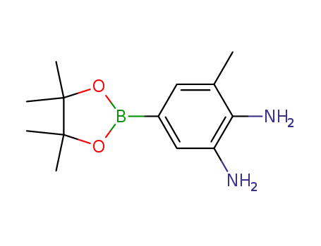 3-methyl-5-(4,4,5,5-tetramethyl-1,3,2-dioxaborolan-2-yl)benzene-1,2-diamine