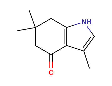 Molecular Structure of 56008-20-9 (3,6,6-trimethyl-6,7-dihydro-1H-indol-4(5H)-one)