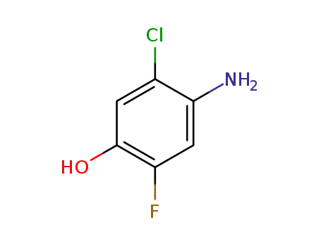 Molecular Structure of 847872-10-0 (Phenol,  4-amino-5-chloro-2-fluoro-)