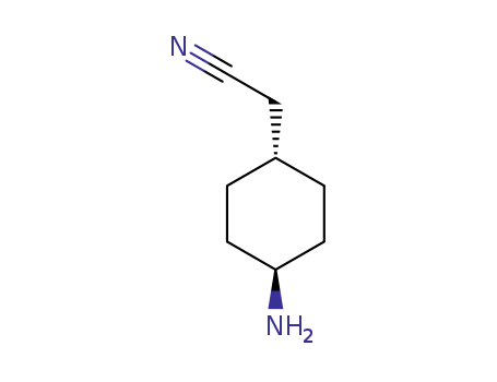 Molecular Structure of 1266328-42-0 (trans (4-Amino-cyclohexyl)-acetonitrile)