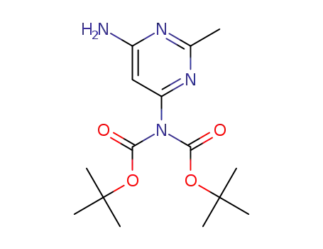 디 -tert- 부틸 (6-aMino-2- 메틸 피리 미딘 -4- 일) 카르 바 메이트
