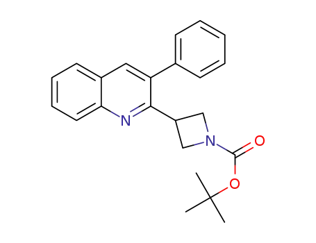 3-(3-phenylqinolin-2-yl)azetidine-1-carboxylate tert-butyl ester