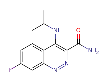 7-iodo-4-(isopropylamino)cinnoline-3-carboxamide