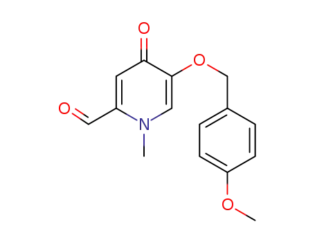 5-((4-methoxybenzyl)oxy)-1-methyl-4-oxo-1,4-dihydropyridine-2-carbaldehyde