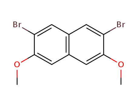 Molecular Structure of 105404-89-5 (2,7-DIBROMO-3,6-DIMETHOXYNAPHTHALENE)