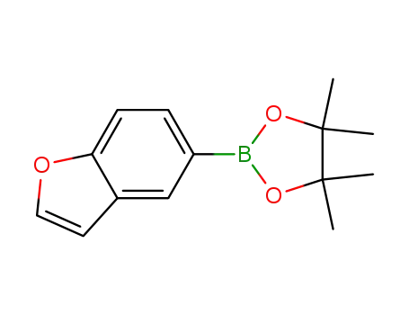 Molecular Structure of 519054-55-8 (5-(4,4,5,5-TETRAMETHYL-1,3,2-DIOXABOROLAN-2-YL)-1-BENZOFURAN)