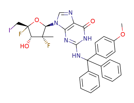 C<sub>31</sub>H<sub>28</sub>F<sub>2</sub>IN<sub>5</sub>O<sub>4</sub>