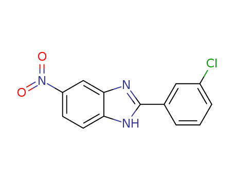 1H-Benzimidazole, 2-(3-chlorophenyl)-5-nitro- CAS No  1571-88-6