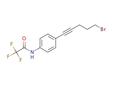 N-(4-(5-bromopent-1-yn-1-yl)phenyl)-2,2,2-trifluoroacetamide