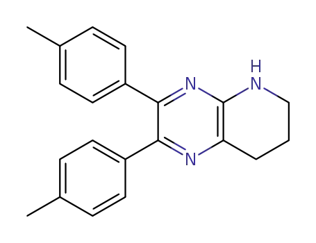Molecular Structure of 1356332-28-9 (2,3-di-p-tolyl-5,6,7,8-tetrahydropyrido[2,3-b]pyrazine)
