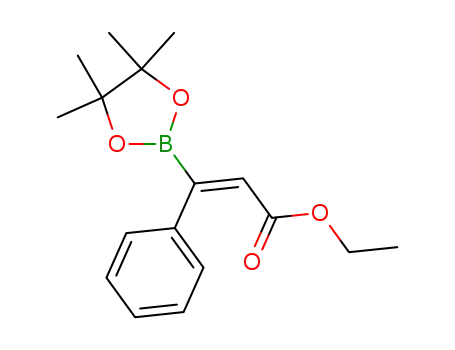 ethyl (Z)-3-phenyl-3-(4,4,5,5-tetramethyl-1,3,2-dioxaborolan-2-yl)-acrylate