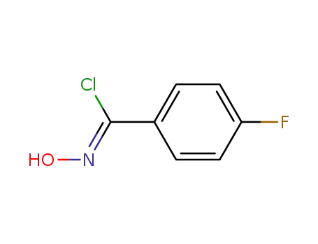 (Z)-N-hydroxy-4-fluoro-benzenecarboximidoyl chloride