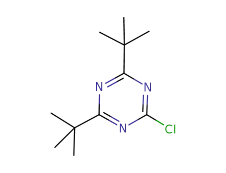 Molecular Structure of 73084-03-4 (2,4-Di-Tert-Butyl-6-Chloro-1,3,5-Triazine)