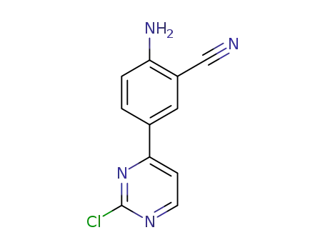 2-amino-5-(2-chloropyrimidin-4-yl)benzonitrile
