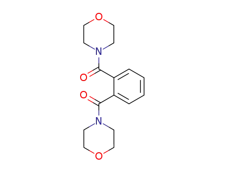 Molecular Structure of 6425-65-6 (benzene-1,2-diylbis(morpholin-4-ylmethanone))