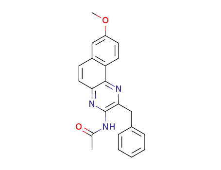 N-(2-benzyl-8-methoxybenzo[f]quinoxalin-3-yl)acetamide