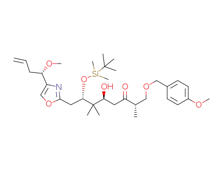 (2S,5S,7S)-7-[(tert-butyldimethylsilyl)oxy]-5-hydroxy-1-[(4-methoxybenzyl)oxy]-8-{4-[(S)-1-methoxybut-3-en-1-yl]oxazol-2-yl}-2,6,6-trimethyloctan-3-one