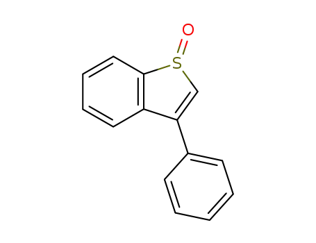 Molecular Structure of 70445-87-3 (Benzo[b]thiophene, 3-phenyl-, 1-oxide)