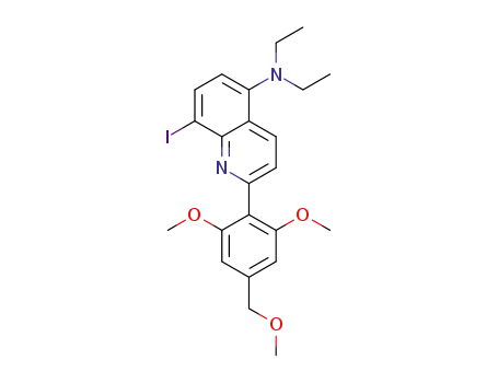 2-[2,6-dimethoxy-4-(methoxymethyl)phenyl]-N,N-diethyl-8-iodoquinolin-5-amine