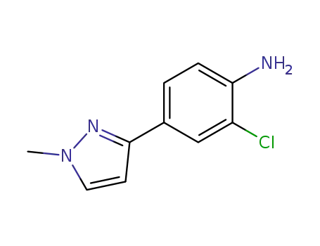 2-chloro-4-(1-methyl-1H-pyrazol-3-yl)aniline