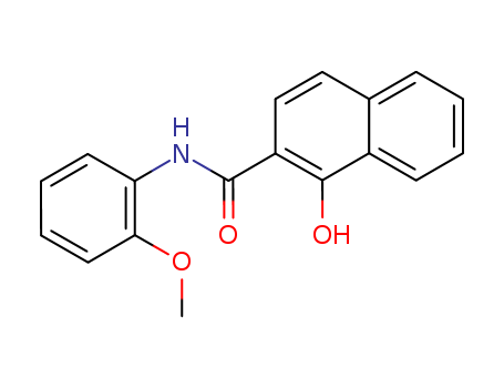 2-Naphthalenecarboxamide, 1-hydroxy-N-(2-methoxyphenyl)-