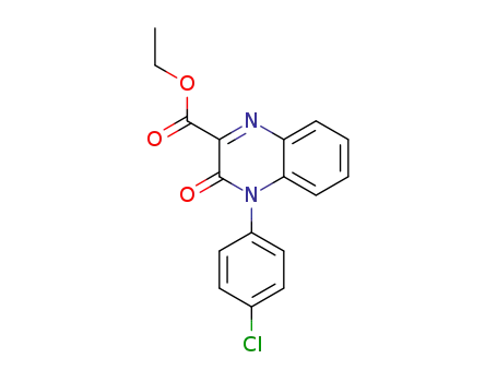 ethyl 4-(4-chlorophenyl)-3-oxo-3,4-dihydroquinoxaline-2-carboxylate