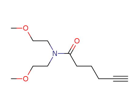 N,N-bis(2-methoxyethyl)hex-5-ynamide