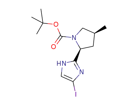 tert-butyl (2S,4S)-2-(4-iodo-1H-imidazol-2-yl)-4-methyl-pyrrolidine-1-carboxylate